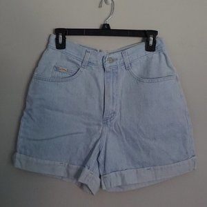 High waisted denim jean shorts LEE Riders size 8M